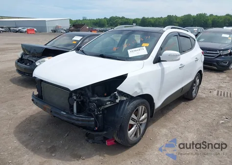 2015 Hyundai Tucson Limited from USA, damaged, VIN KM8JU3AG3FU987874